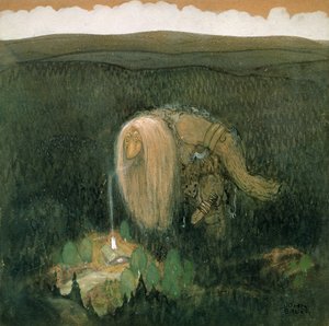 Um troll da floresta, c.1913